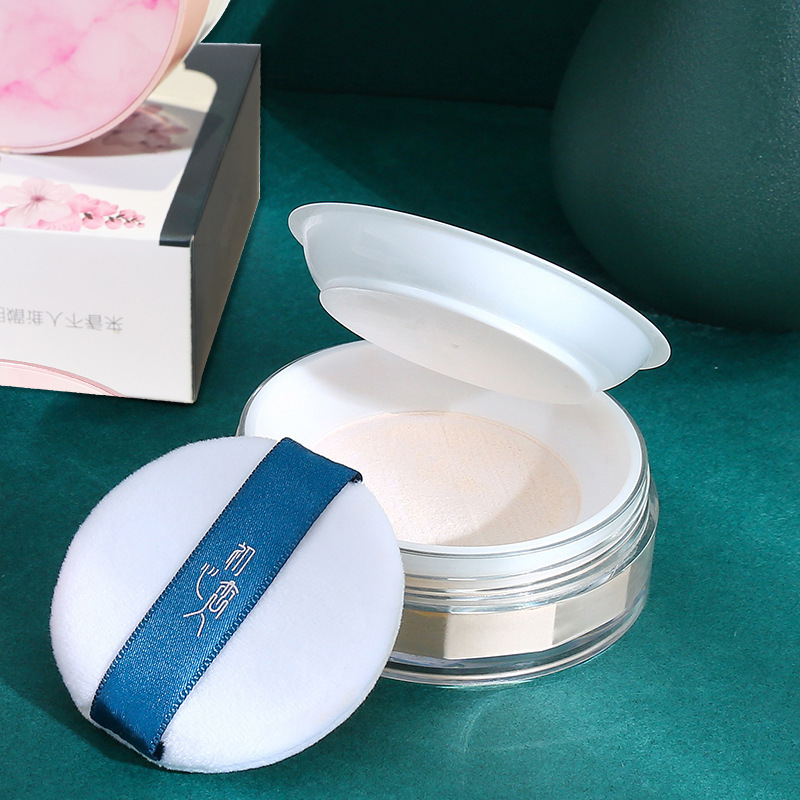 Original corazón amantes miel en polvo/polvo suelto maquillaje en polvo pastel de las mujeres de larga duración aceite control impermeable a prueba de sudor corrector piel natural sin eliminación de maquillaje