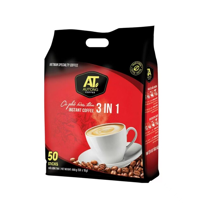 Vietnam Imported Coffee at Brand Three-In-One Instant Coffee 800g Independent 50 Bags of Original Imported Coffee Powder