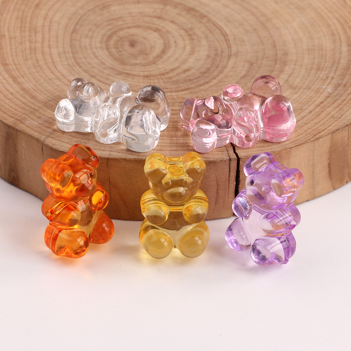 2g Weight Beads Jewelry Making Type DIY Ornament Accessories Classification 1 Piece Quantity Acrylic Material little bear Pattern All Seasons Season Classic Style Style 1 Piece Acrylic Little Bear Beads DIY Ornament Accessories 无