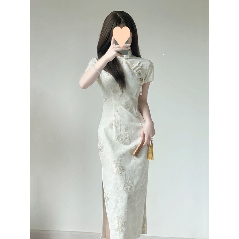 Qipao Style Young Lady Dress 2026 New Improved Version Elegant Young Girl New Chinese Style Dress Qipao Style Young Lady Dress 2026 New Improved Version Elegant Young Girl New Chinese Style Dress