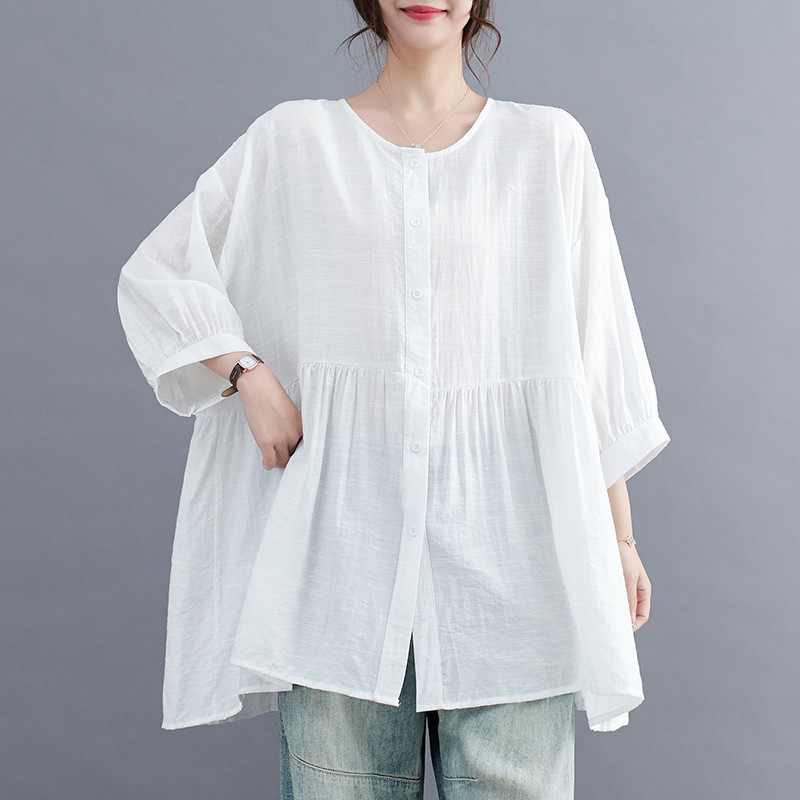  夏  F 大きいサイズ シャツ/ブラウス