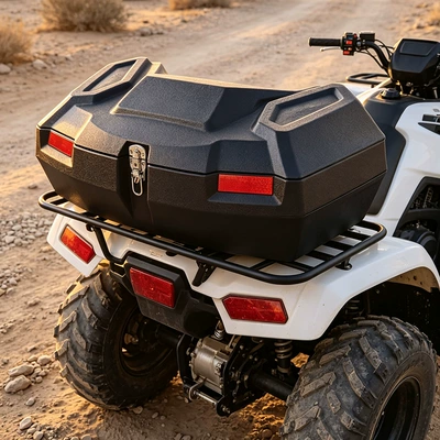 waterproof all-terrain vehicle toolbox: Motorcycle trunk