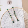 South Korean multicoloured goods, crystal earings, fresh long fashionable earrings