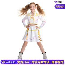 2025亚马逊新款女孩恶魔猎人服装儿童搭流行歌手童装套装猎魔女团