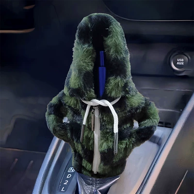 Sürətlər qutusu və əl tormozu başlıqları, Cross-border plush car gear lever