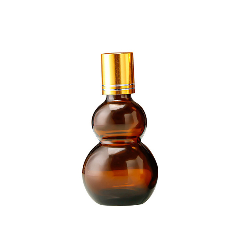 茶色の双瓢箪精油瓶10ml --- 100mlのガラスボール瓶精華原液携帯旅行分注瓶|undefined