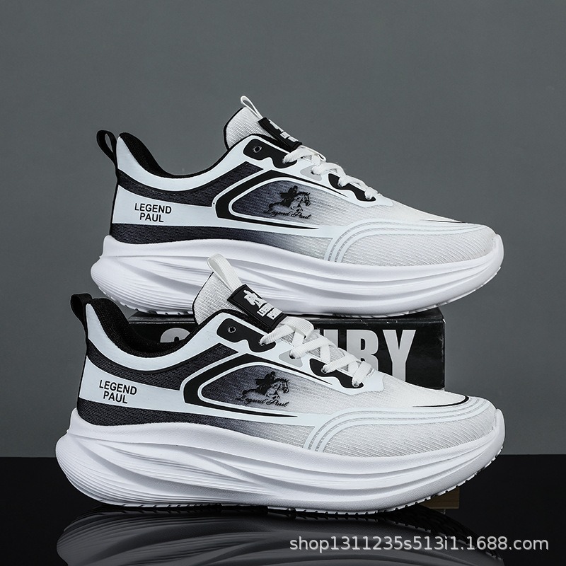 Legendary Paul 2026 nuevos zapatos de moda casuales transpirables de malla cómodos zapatos deportivos para hombres image 2