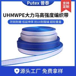 超高分子量聚乙烯大力马耐磨耐酸碱拖车防割抗撕裂强拉力承重织带