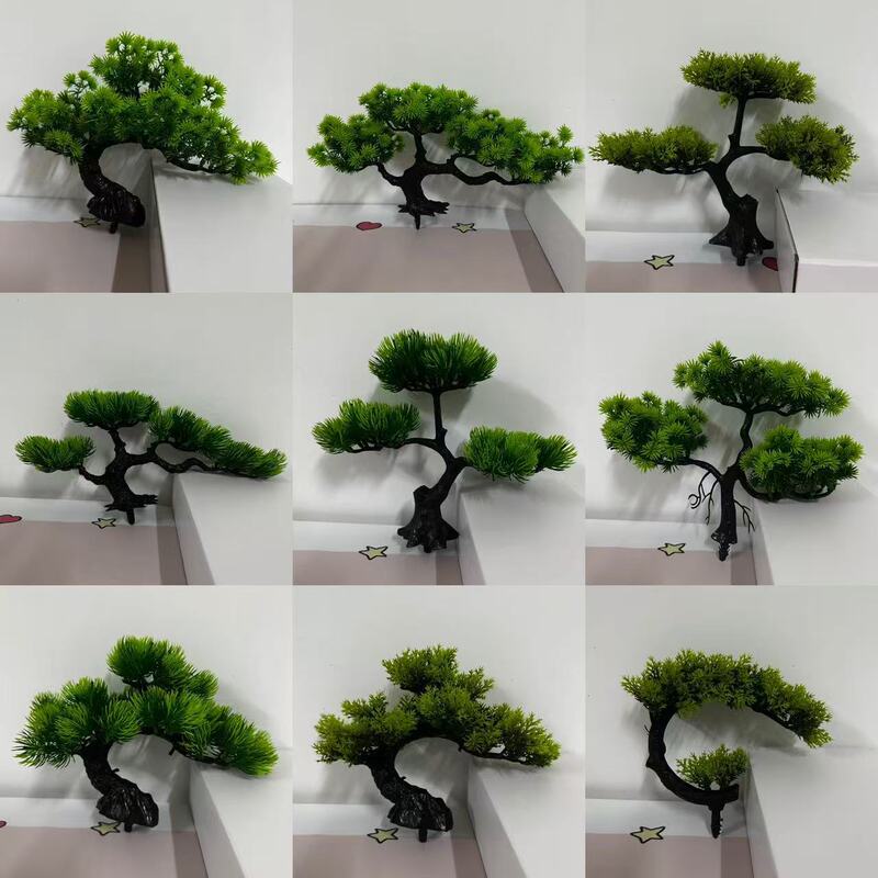 Manufacturer's Artificial Welcoming Pine Plant Potted Indoor Green Plant Bonsai Desktop Fake Flower Decoration Home Decor Ornament Manufacturer's Artificial Welcoming Pine Plant Potted Indoor Green Plant Bonsai Desktop Fake Flower Decoration Home Decor Ornament