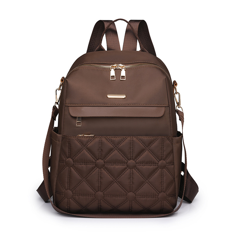 Mochila de mujer de nylon de nuevo estilo al por mayor transfronteriza 2024 Mochila multifuncional de viaje al aire libre de todo fósforo de moda Mochila escolar