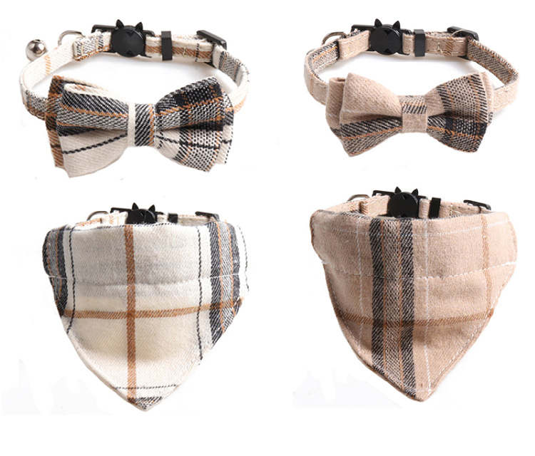 20g Weight Pet Collar Type Of Pet Supplies Simple Style Classic Style Plaid Pet Collar
