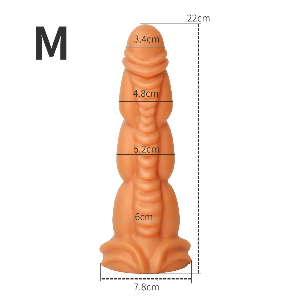 Extra-Large Soft Anal Plug (Super Large), Multi-Size Silicone-Like Dildo, S–L Options
