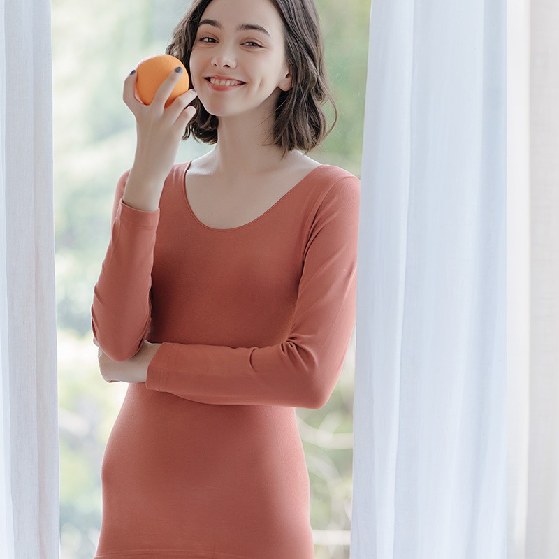 Traje de otoño personalizado, traje de pantalones de otoño, 37 grados, calefacción a temperatura constante, ropa interior térmica, mujer, tres segundos, calor, sin costura, modelo delgado, extremadamente caliente. image 10