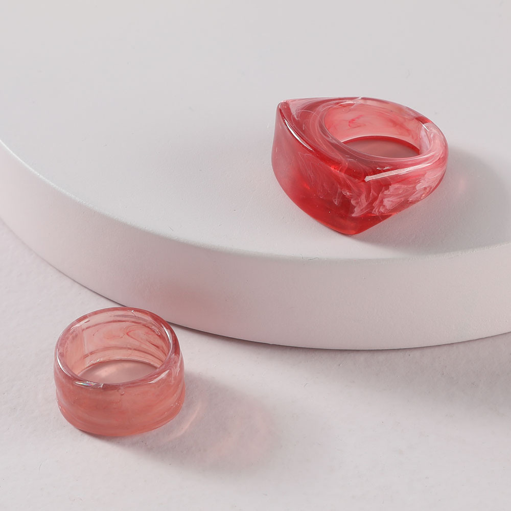 Fashion Resin Acrylic Exaggerated Ring display picture 3