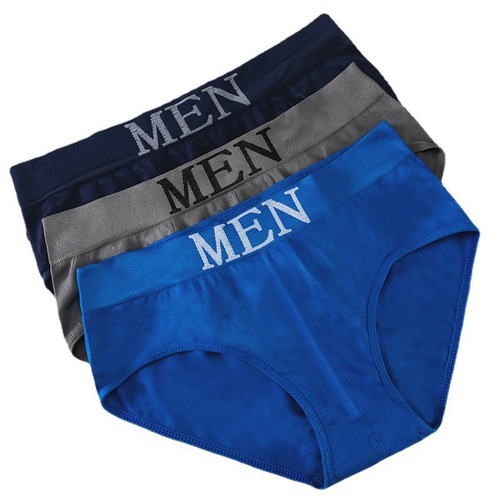 MEN Men's Briefs Seamless Large Size Teen Men's Briefs Breathable and Comfortable Sports Mid-Rise Briefs for Men