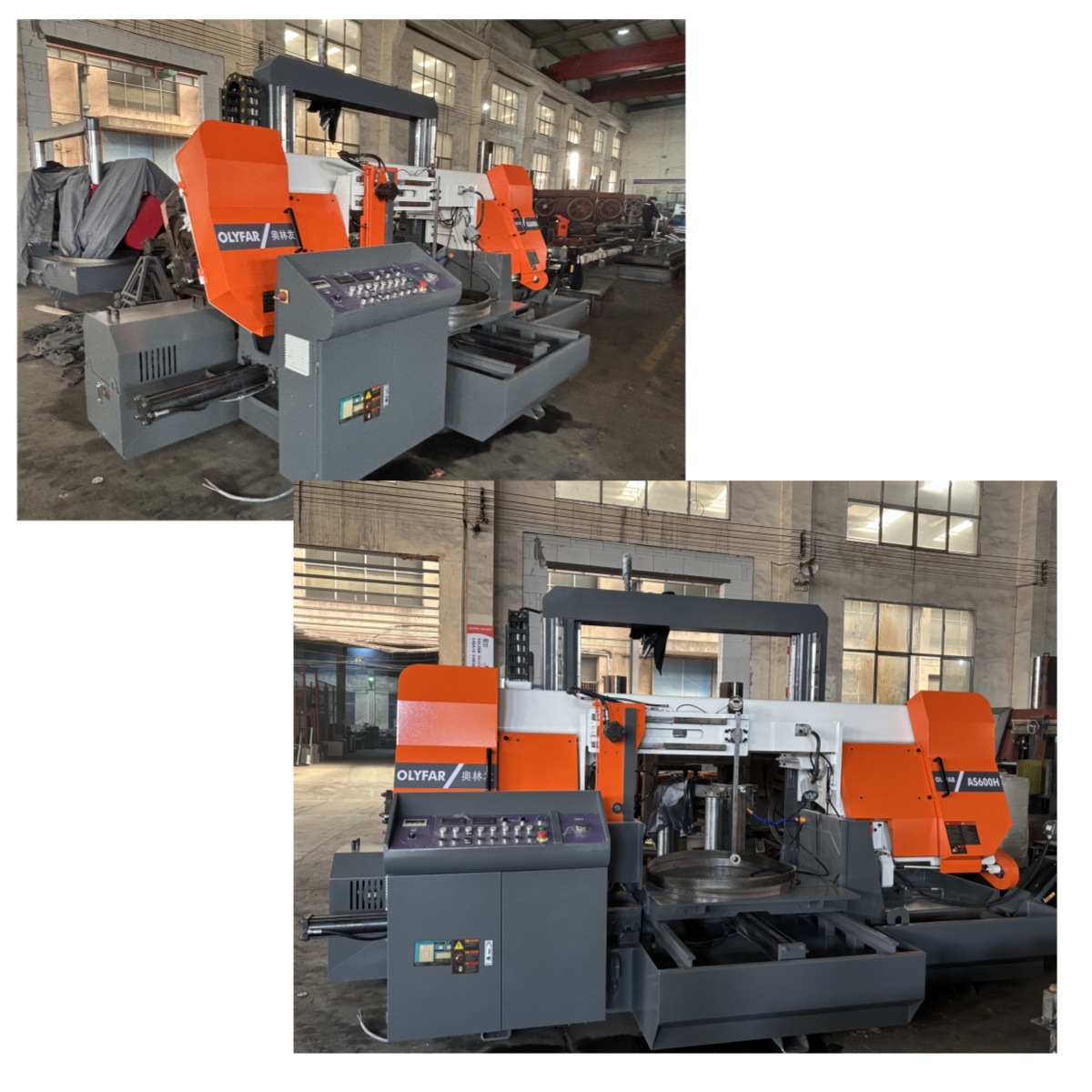 宝石花金属带锯床 转型升级版双方柱龙门式GB4260/100H型钢锯切机