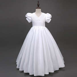 儿童礼服公主裙夏季生日钢琴演出服女孩蓬蓬裙女童连衣裙小公主