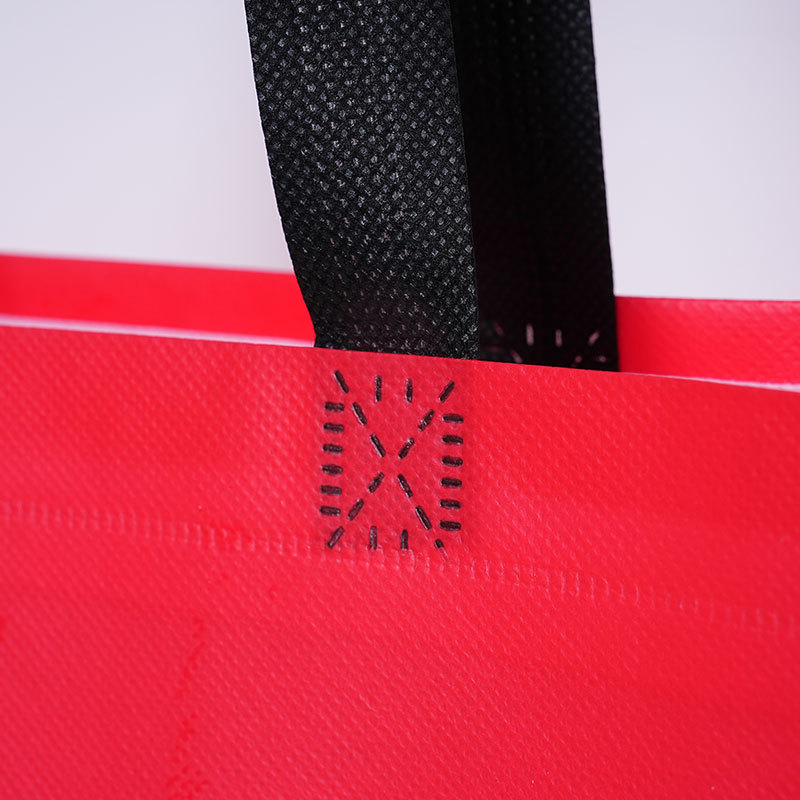 Tienda de ropa gran bolsas de tela no tejida recubiertas logotipo bolsas de compras coloridas regalos bolsas de tela no tejida sensación alta