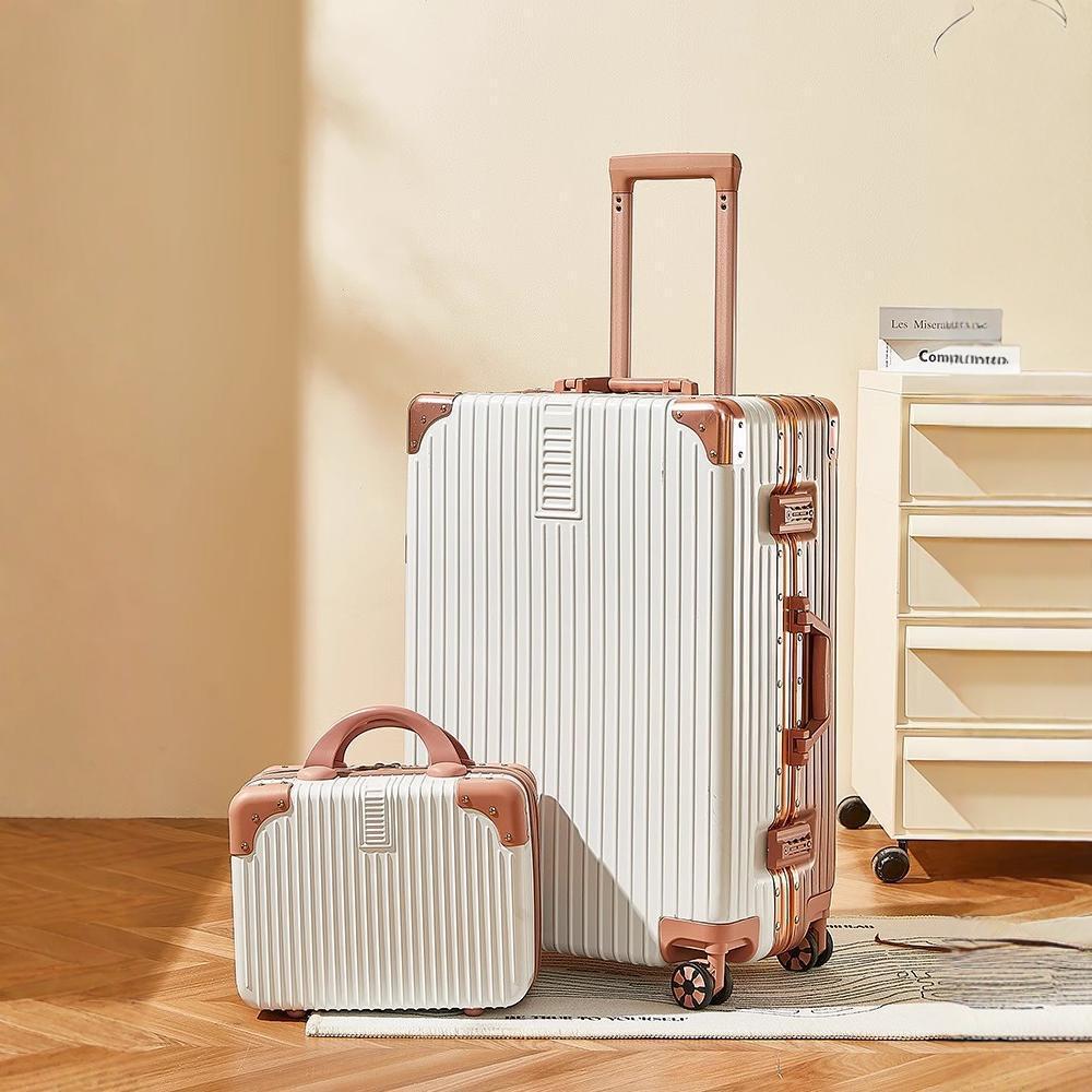 [Fábrica de selección estricta] maleta con cremallera, maleta con marco de aluminio pequeño, maleta con barra de tracción, maleta para hombres