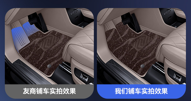 Suitable for Yipai M8 floor mats TPE2026 model car interior starry sky carpet modified trunk mat accessories