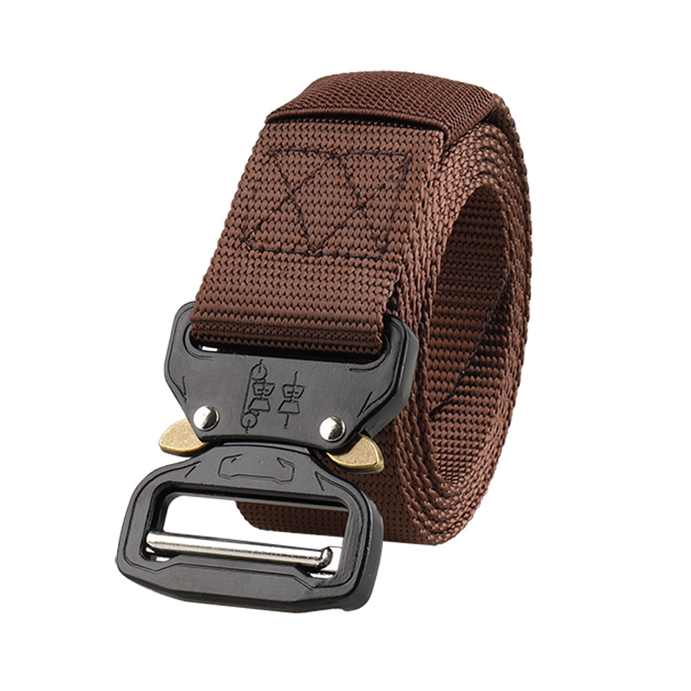 Ventiladores militares liberación rápida 3,8 cm hombres multi-funcional entrenamiento militar al aire libre cinturón Cobra hebilla nylon táctico cinturón