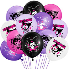 库洛米kuromi气球儿童卡通happy birthday生日快乐派对装饰品