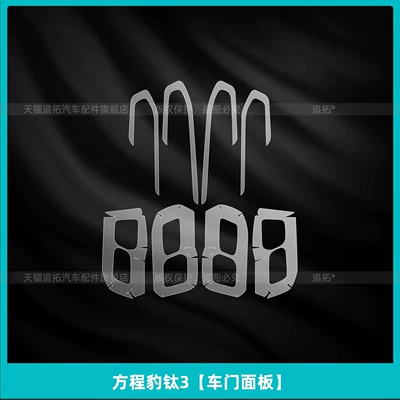 Car interior film | protective film, interior protection, navigation - fangchengbao-titanium-3-door-panel