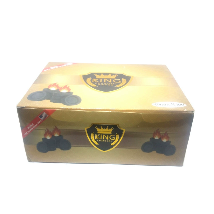 Прямые поставки с фабрики King Brand кальянный уголь фруктовое дерево благовония уголь для барбекю печь Уголь открытый быстросгорающийся уголь Различный уголь