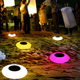 Cross-border explosions solar flying saucer water floating lamp villa swimming pool water floating lamp outdoor courtyard round lawn lamp