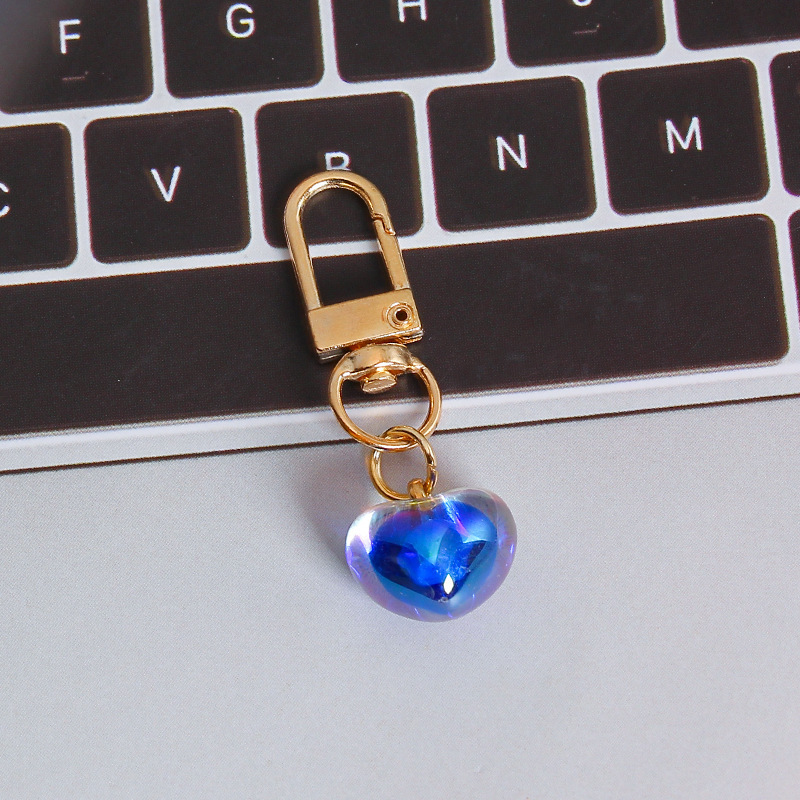 Tình yêu trong suốt màu xanh sapphire + khóa cửa vàng KC