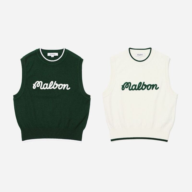 New Golf Knitted Vest for Women Spring and Autumn Korean Style Outer Top Vest Sleeveless Vest