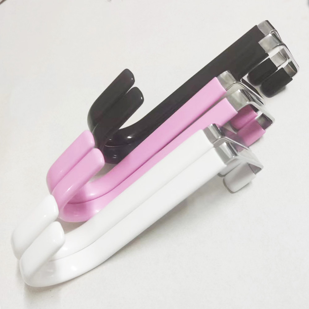 Gancho trasero de puerta sin clavos transfronterizo Gancho para ropa sin costuras impregnado de pegamento Gancho trasero de puerta de baño portátil