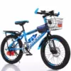 [Disc brake single speed full blue] Luxury model + basket + shelf - 20 inches [suitable for 120-145 cm]