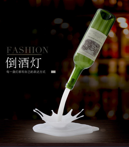 Amazon New Wine Pouring Lamp Bar Touch Table Lamp Wardrobe Cabinet Wine Cabinet USB Rechargeable Gift Night Light