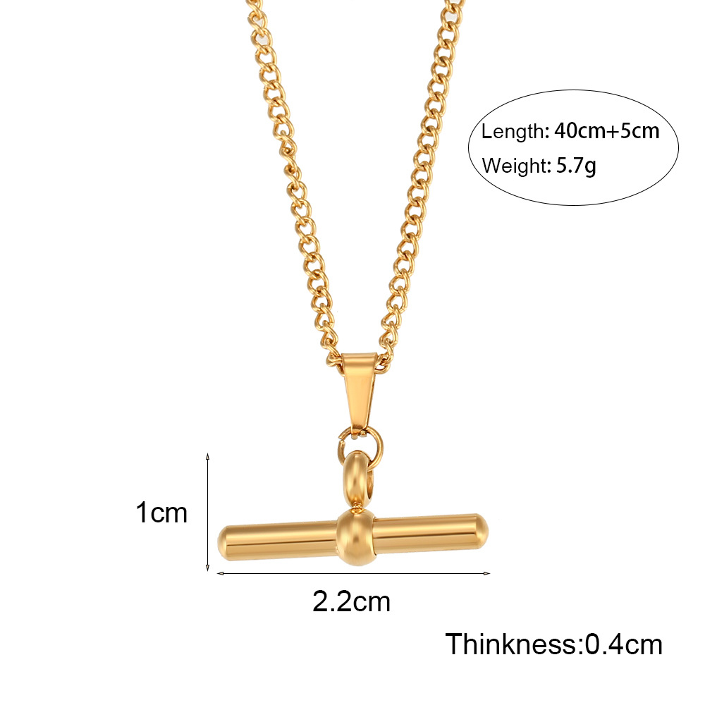 Vintage Style Geometric Stainless Steel Plating Gold Plated Pendant Necklace Hoop Earrings display picture 3