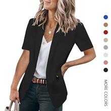 D 44239 Loose short sleeve blazer ���ɶ�����װ�����׿羳