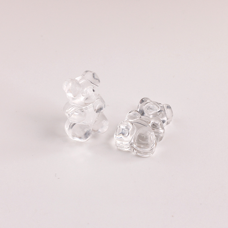 2g Weight Beads Jewelry Making Type DIY Ornament Accessories Classification 1 Piece Quantity Acrylic Material little bear Pattern All Seasons Season Classic Style Style 1 Piece Acrylic Little Bear Beads DIY Ornament Accessories 3
