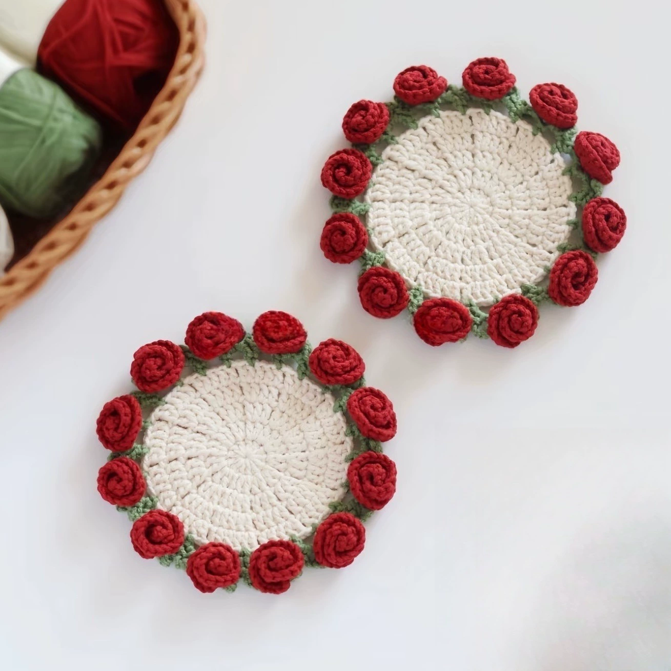 Плетеные материалы набор, handmade, розы, букет, креативный подарок