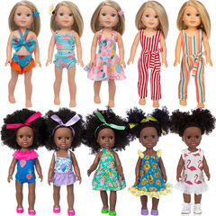 14-inch American girl doll clothes, 35cm vinyl doll toy, realistic doll figure accessory clothing