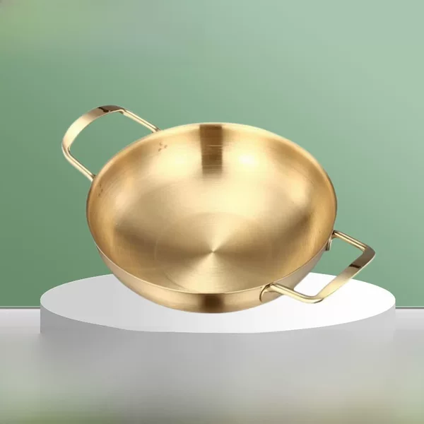 Net red ramen pot instant noodle pot stainless steel seafood pot crayfish dry pot Army small hot pot one person one pot