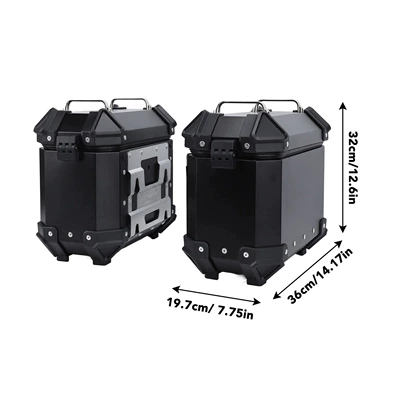 Motorcycle trunk, 18L Side Box Motorcycle Universal