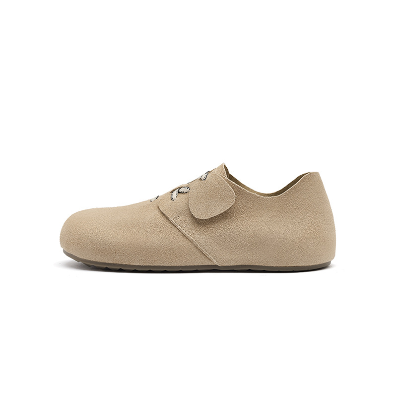 Zapatos de Dengbocken para mujeres 2024 nuevo otoño casual con lazos planos con un zapato de sola sola suave para viajar