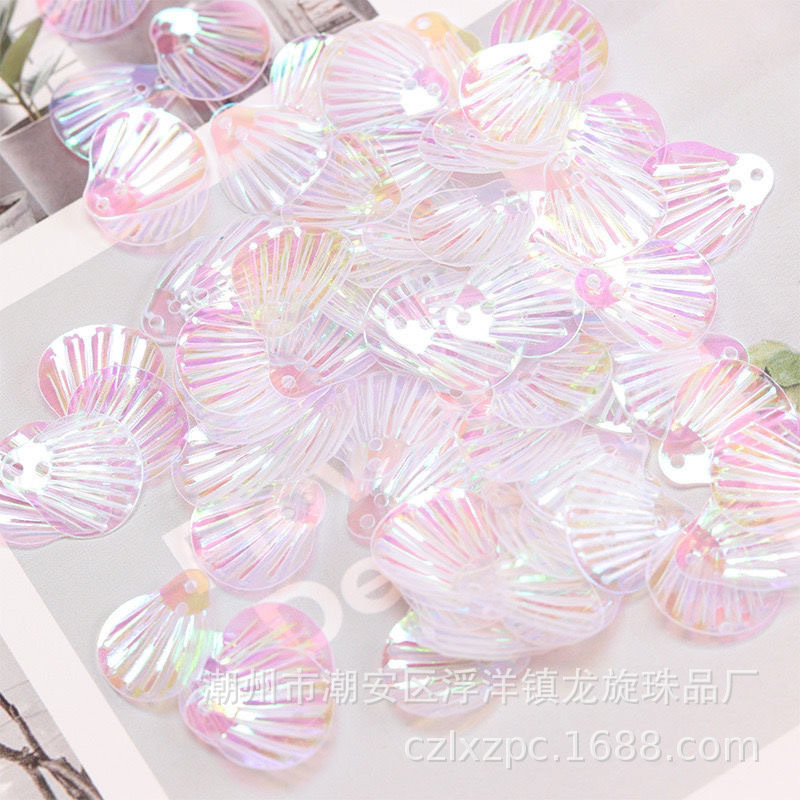 Symphony Mermaid Sequin Scale Shell Nail Art Patch Pearl Han Dynasty Photo DIY Material Jewelry Face Sticker