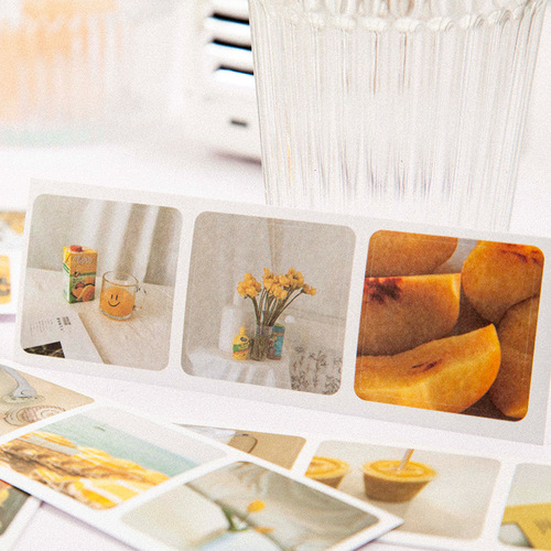 A wonderful day is waiting for you in the future series. 8 types of DIY three-panel ins style stickers for notebook decoration