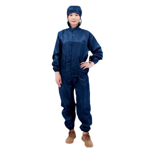 Dust-proof clothing, dust-free clean clothing, split one-piece hooded workshop anti-static purification factory protective food work clothes