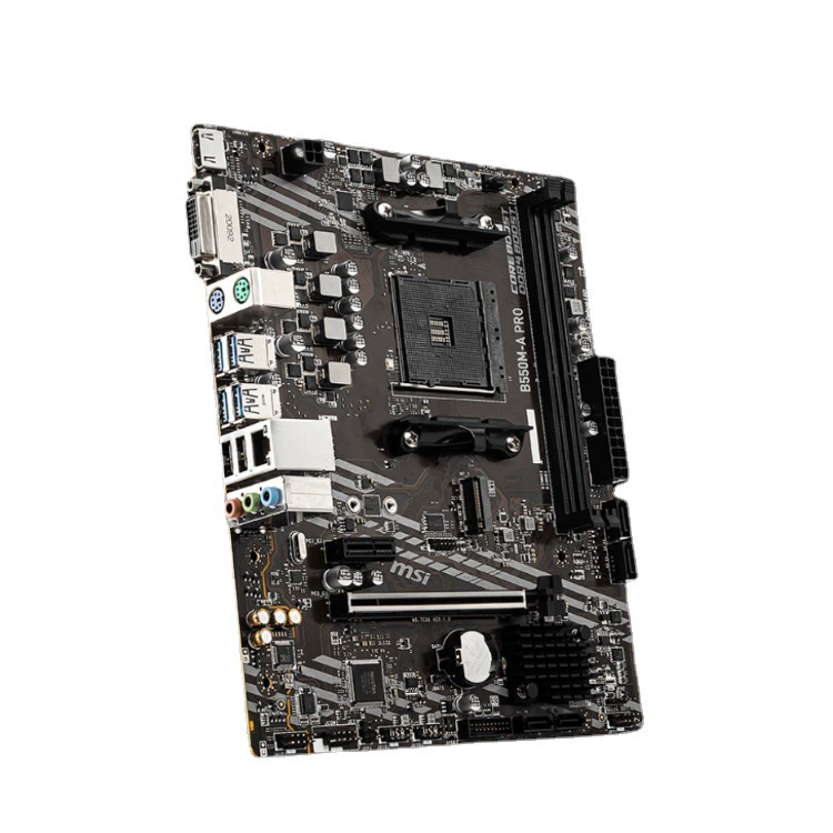 Материнская плата MSI B550M-A PRO для игрового ПК, поддерживает процессоры AMD с сокетом AM4