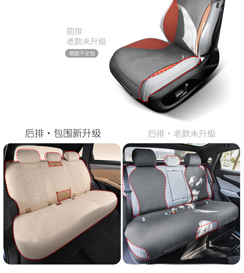 BYD Song LDMI Special Seat Cover Semi-enclosed Breathable Perforated Fur Cushion Song ldmi Four Seasons Seat Cover