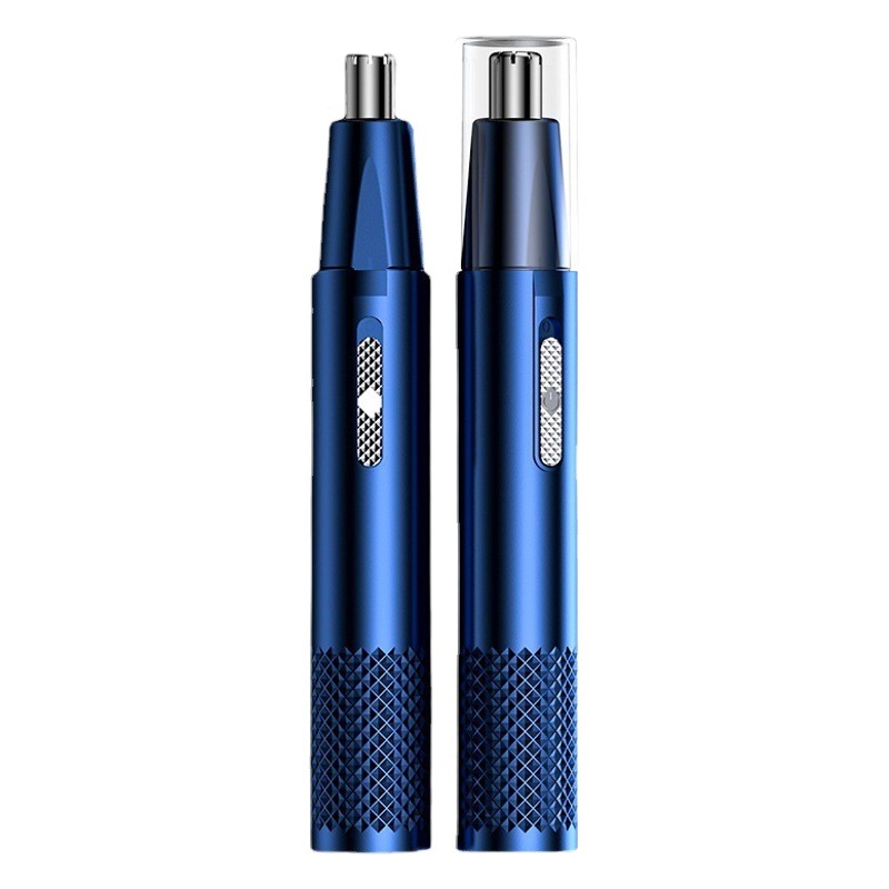 Recortador de vello nasal eléctrico para hombres, afeitadora de vello nasal para mujeres para afeitar las patillas y el vello de las orejas con batería de larga duración