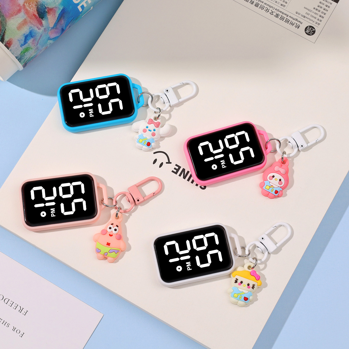 Personalized Square Watch Watch Spot Electronic Led Cross-Border Electronic Watch Cartoon Watch Student Fashion Children