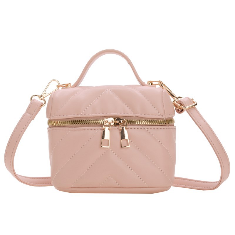 Coreana simple color sólido princesa bolsa de hombro mini bolsa de caja de chicas 2024 nuevo bolso de cadena de niños